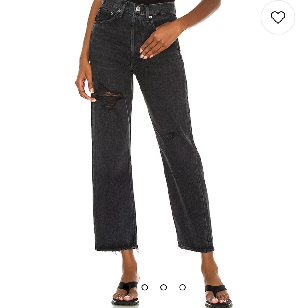 Agolde 90’s Crop Jeans in Shutter